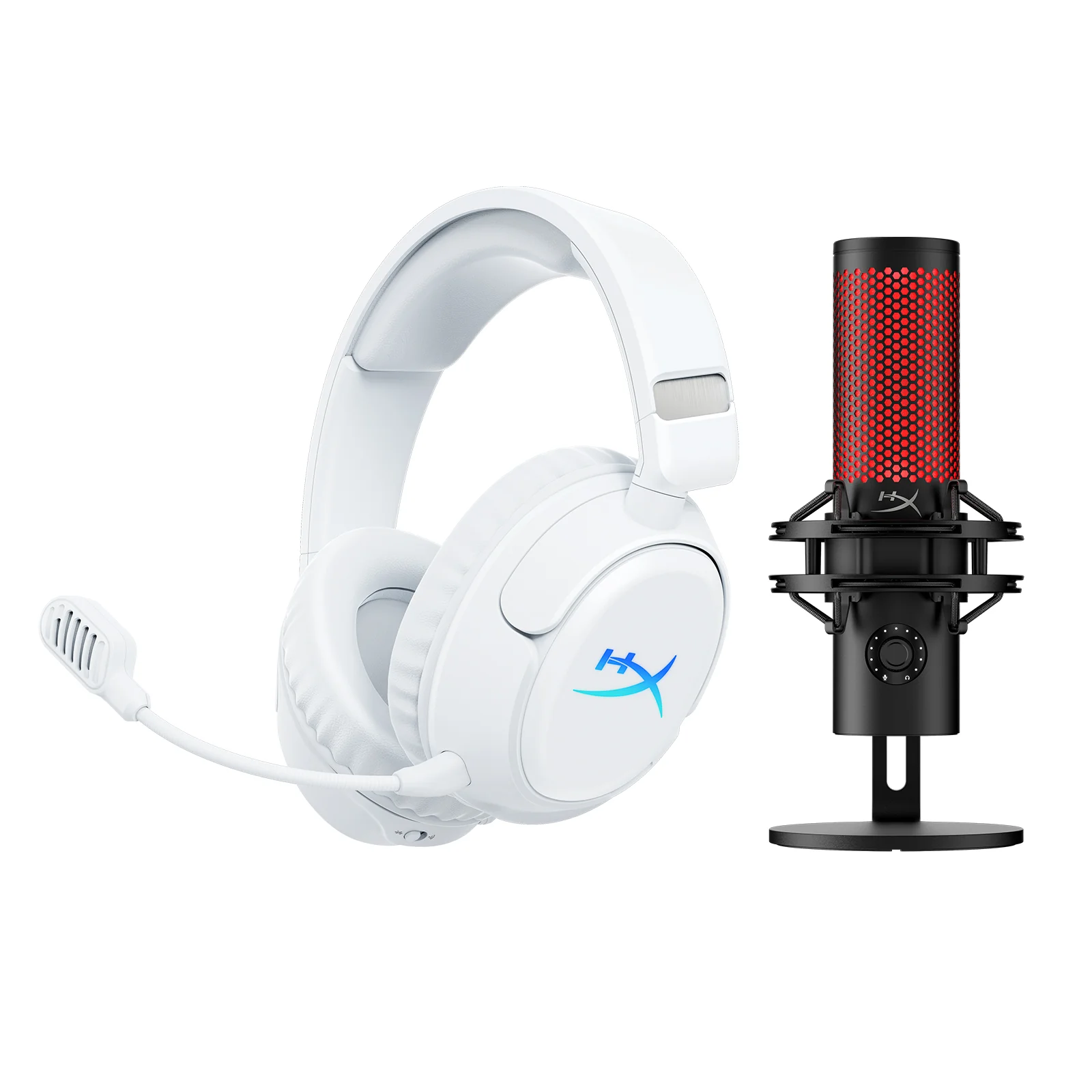HyperX Bundle - Cloud Flight 2 Wireless Headset, QuadCast 2 Microphone - Image 4