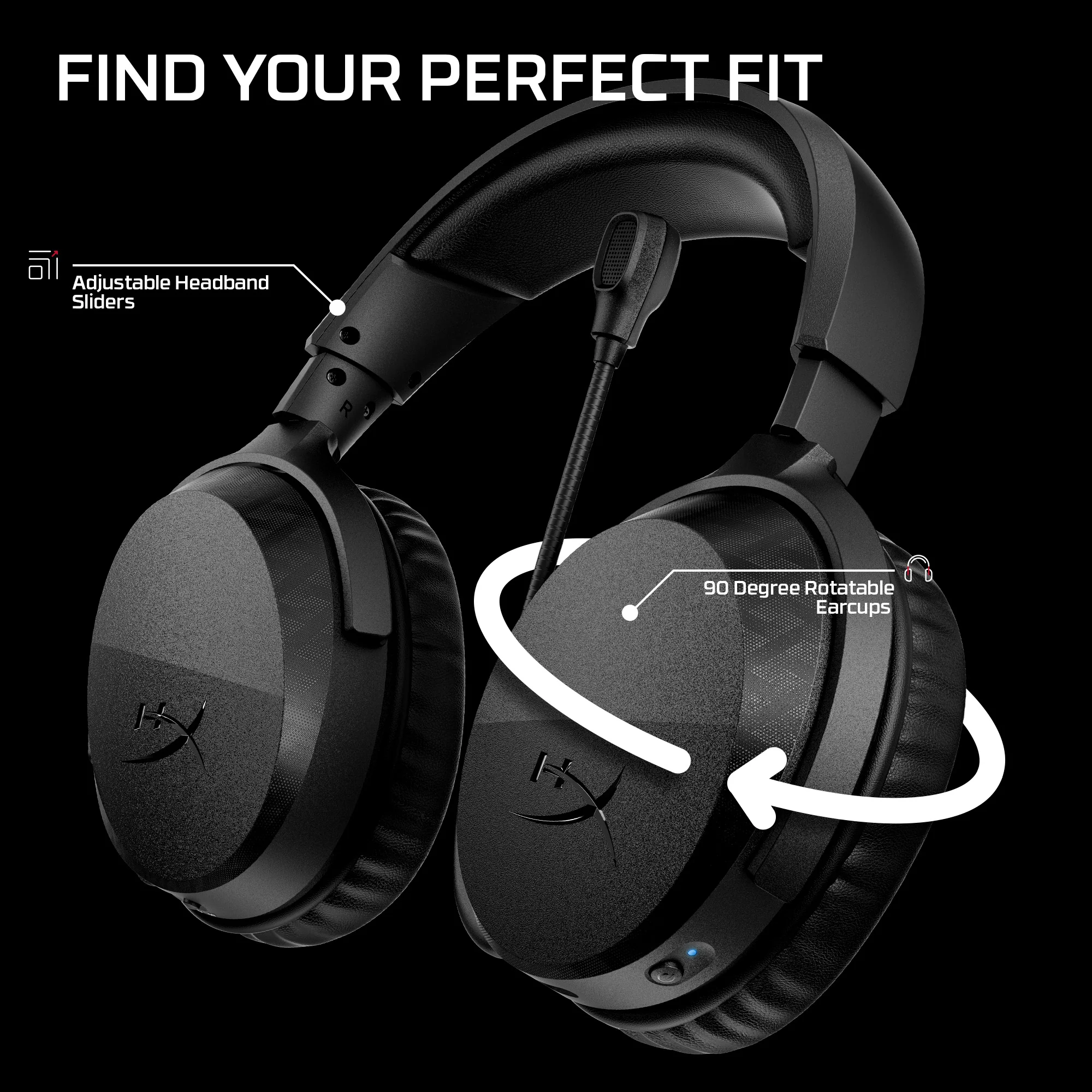 HyperX Cloud Stinger 3 - Wireless Gaming Headset - Image 8