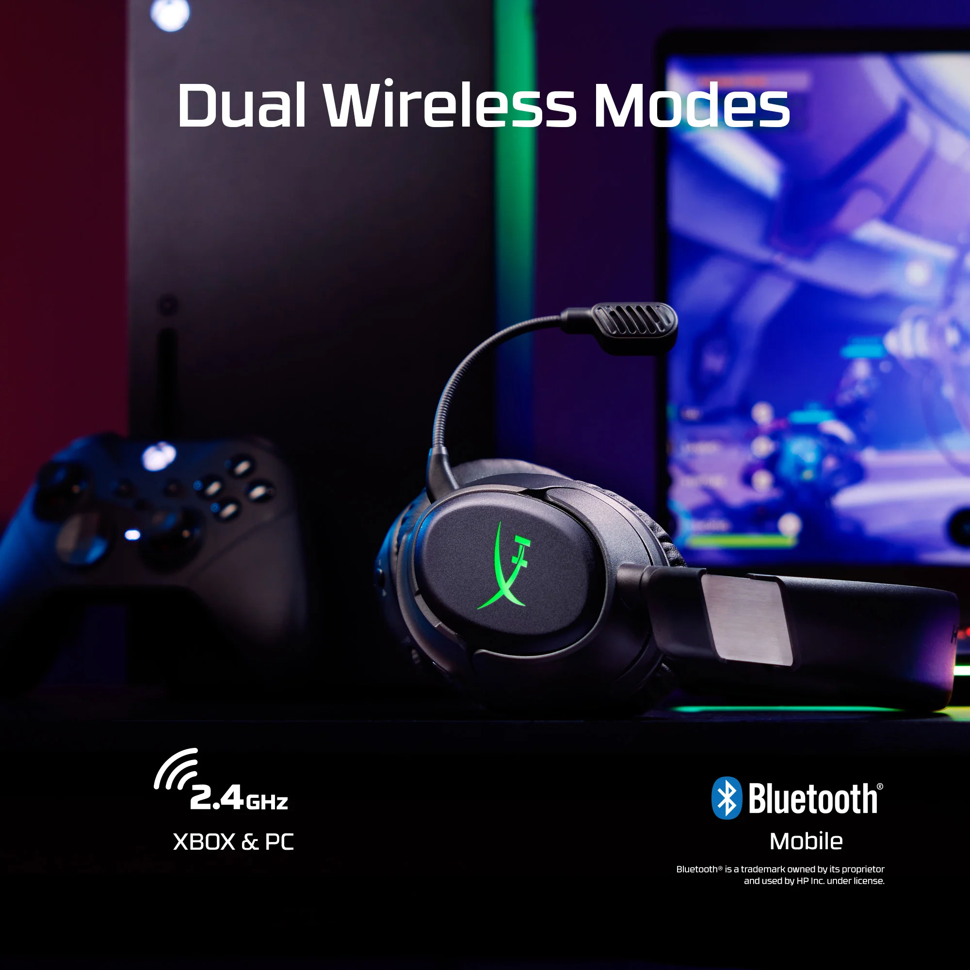 HyperX CloudX Flight 2 - Wireless Gaming Headset - Xbox - Image 5