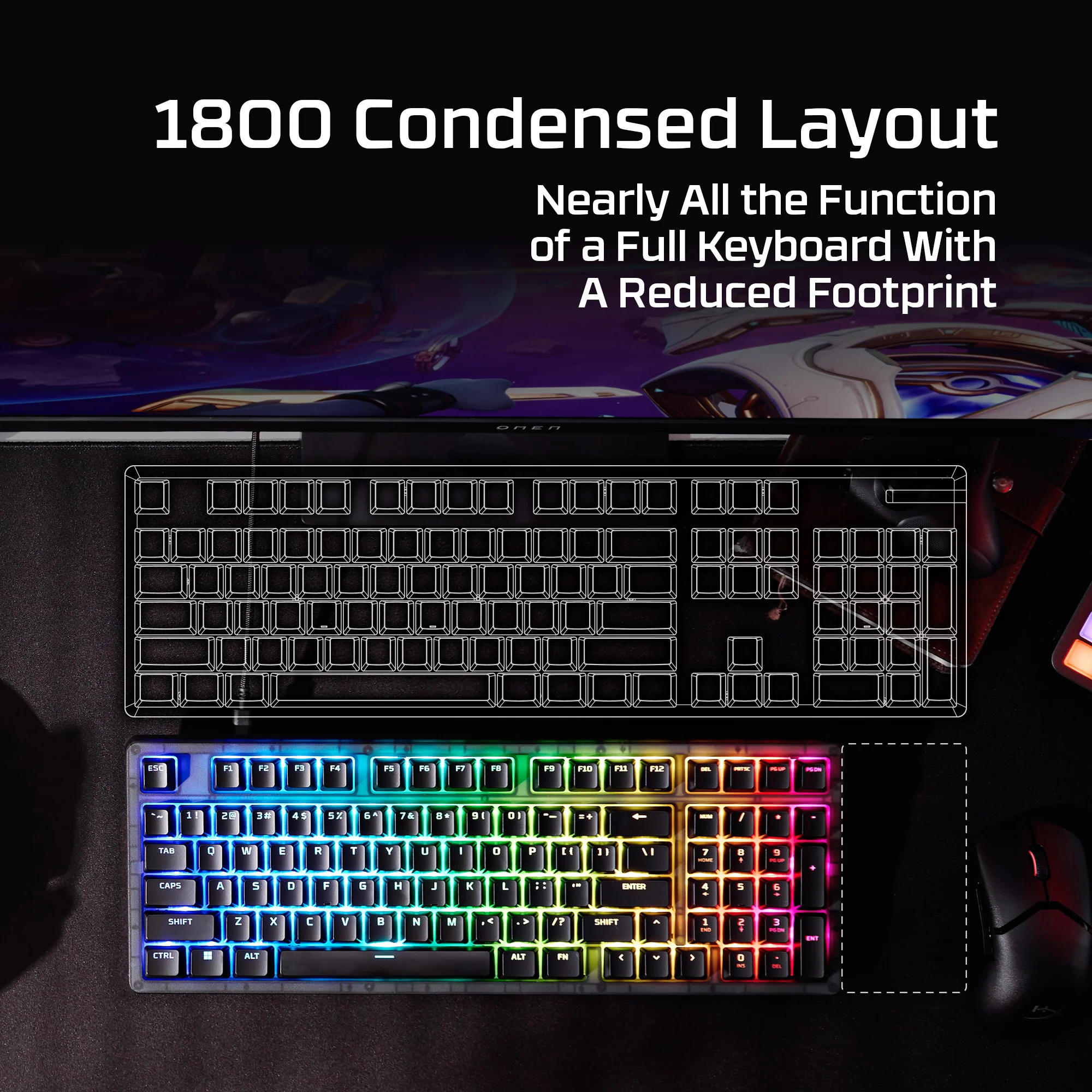 HyperX Origins 2 1800 - Gaming Keyboard - Image 6