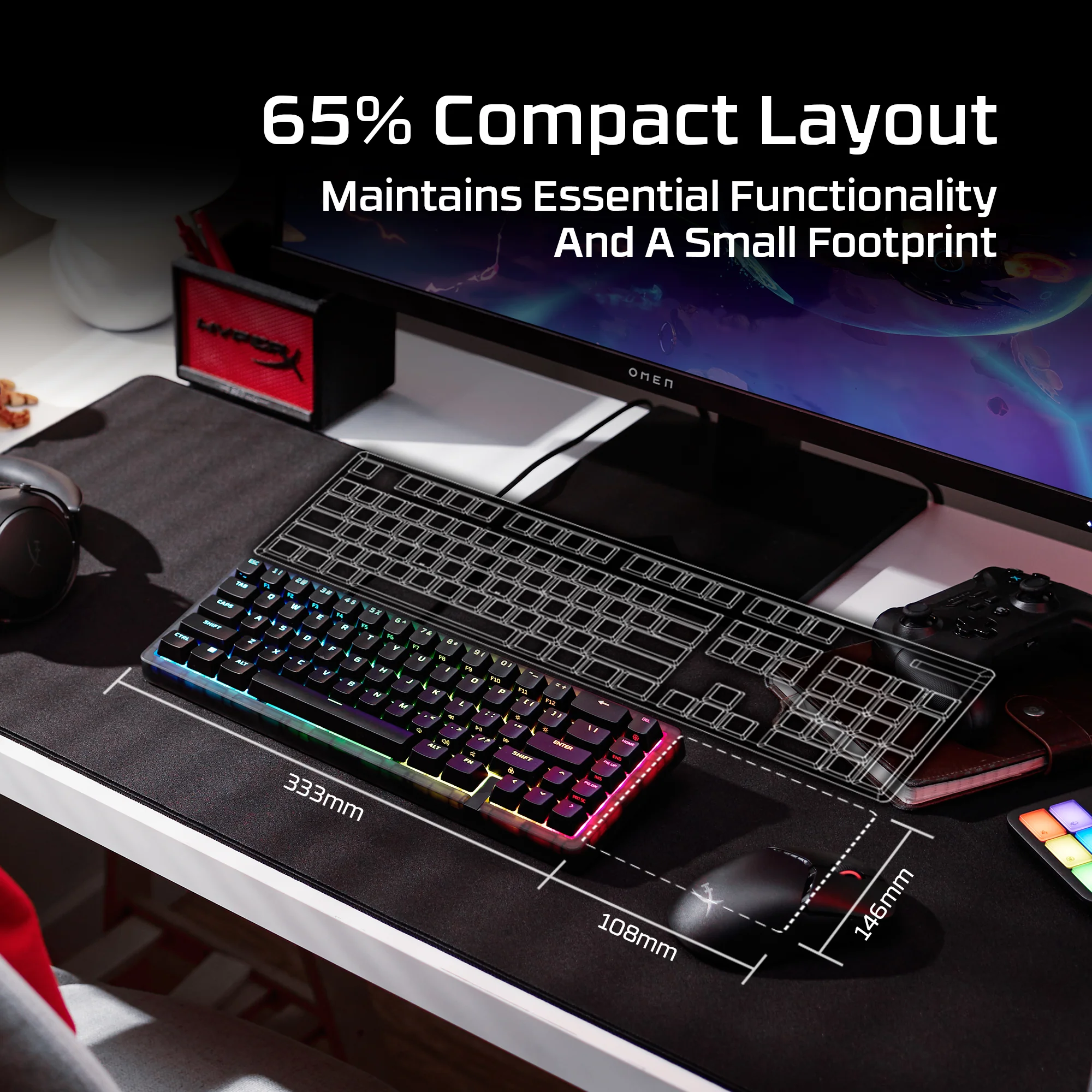 HyperX Origins 2 65 - Gaming Keyboard - Image 6