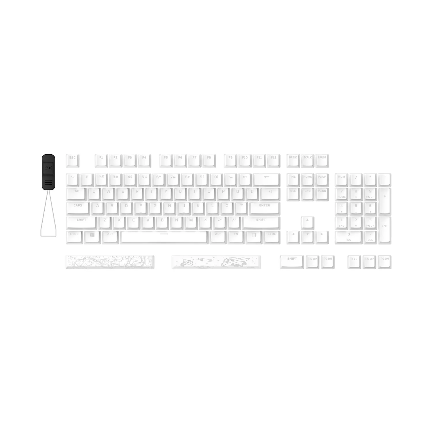 HyperX Pudding Keycaps 2 - Full Key Set - PBT - Image 12