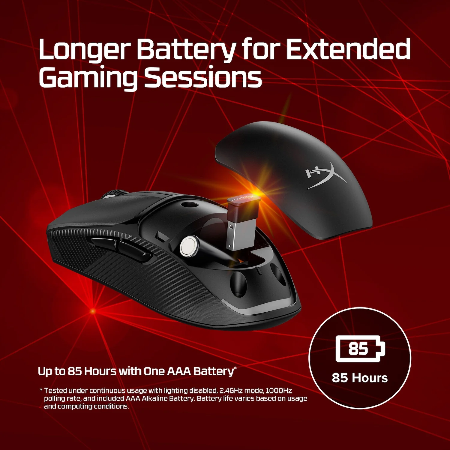 HyperX Pulsefire Fuse - Wireless Gaming Mouse - Image 4