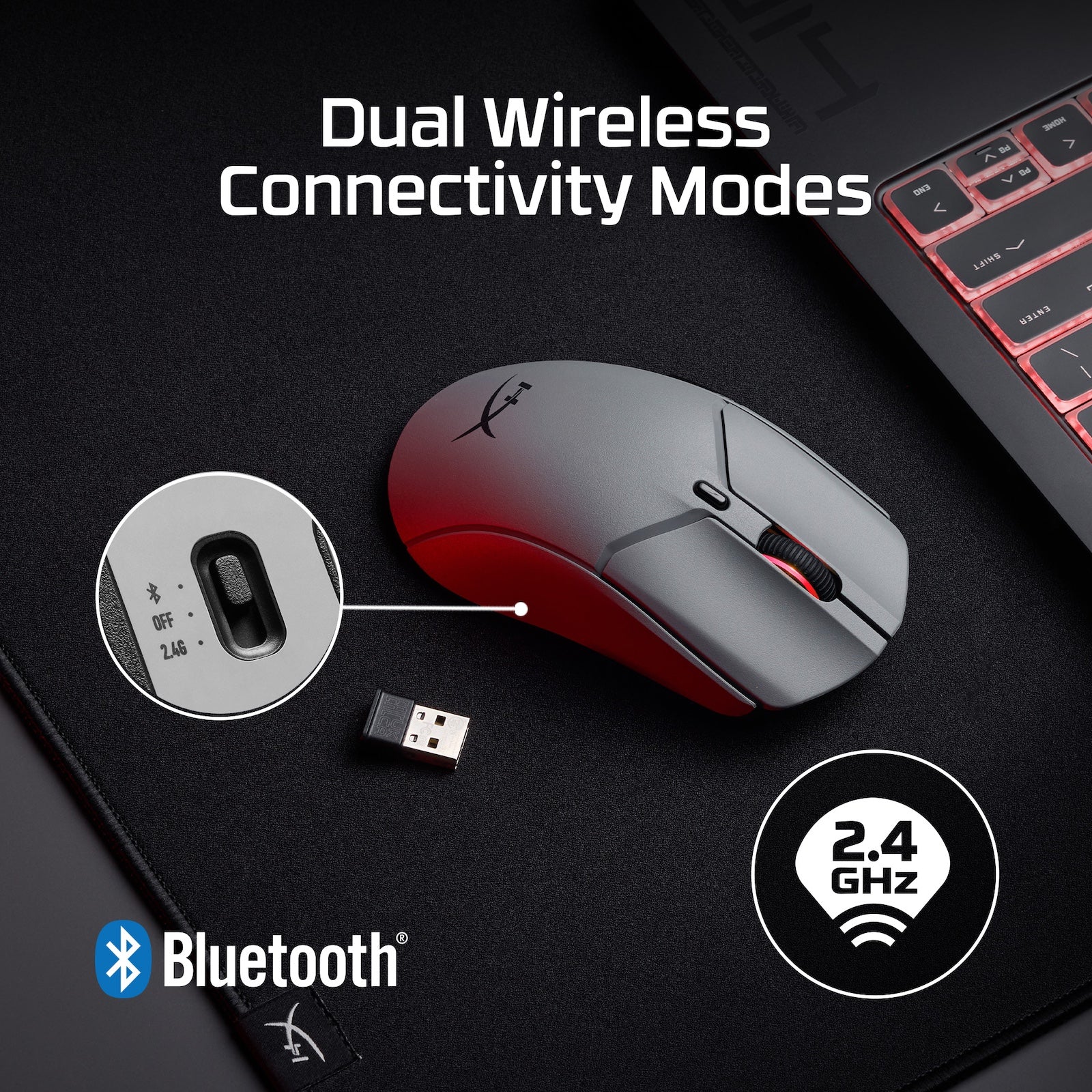 HyperX Pulsefire Haste 2 Pro - 4K Wireless Gaming Mouse - Image 7