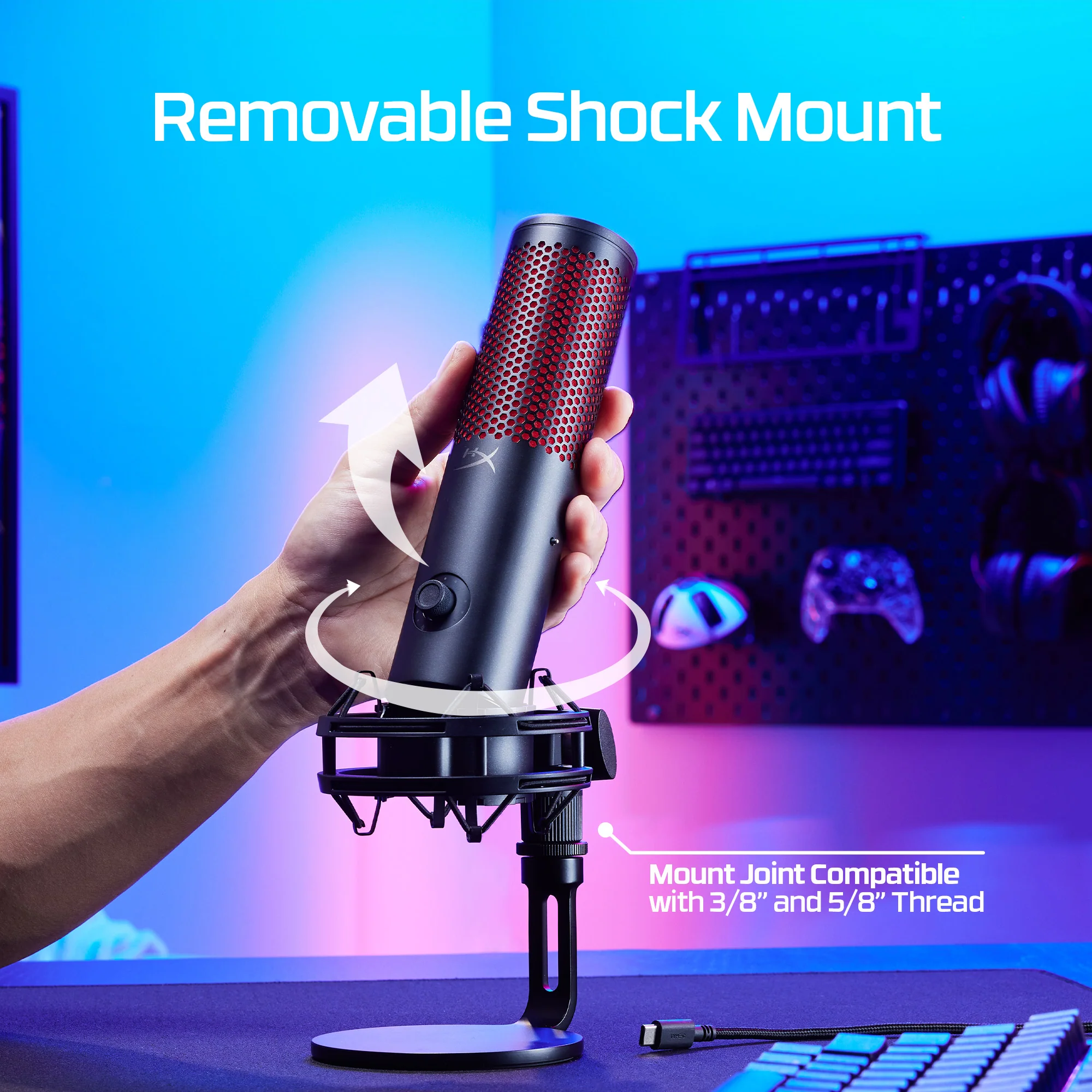 HyperX QuadCast 2 - USB Microphone - Image 7