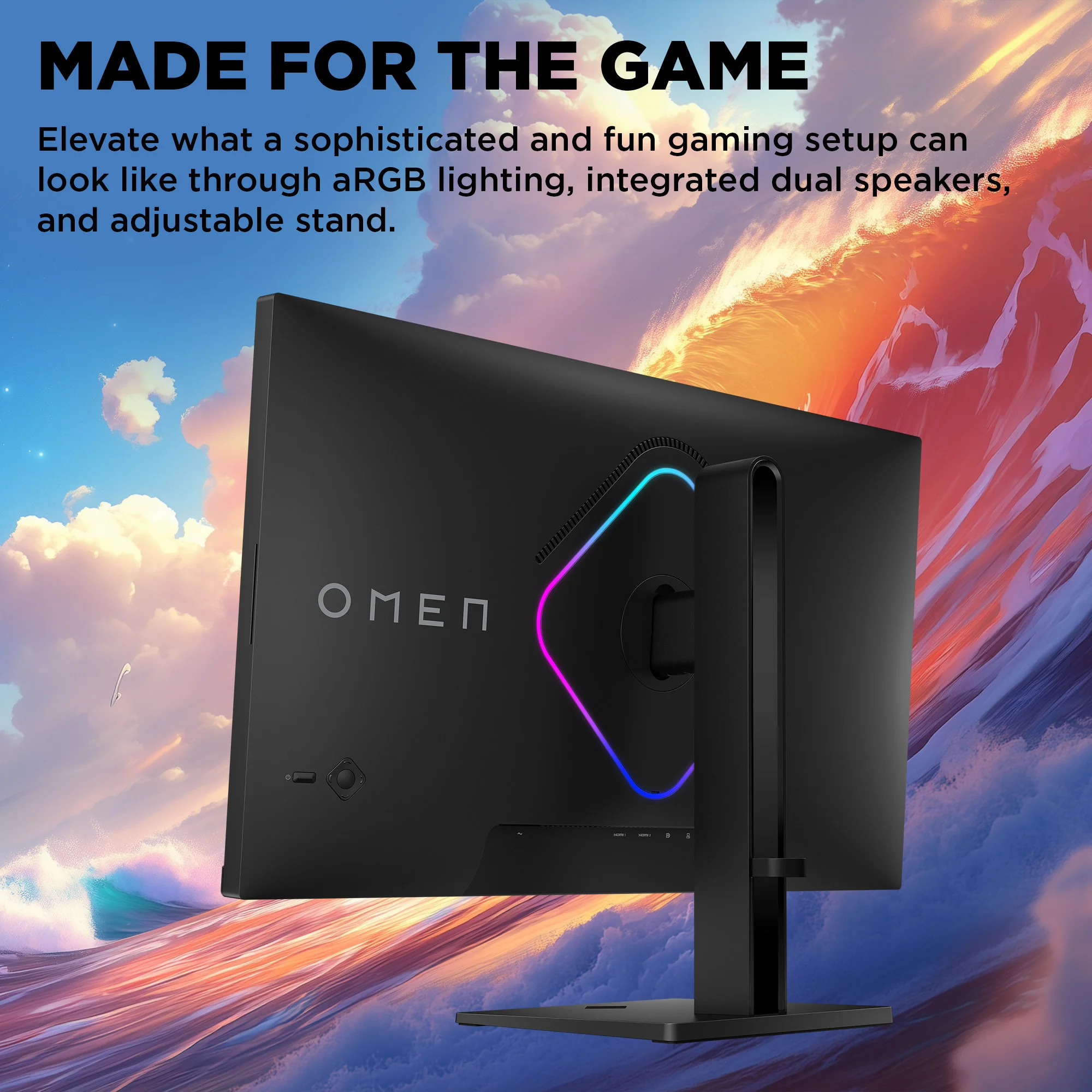 OMEN 27 inch QHD 280Hz Gaming Monitor - OMEN 27qs G2 - Image 7