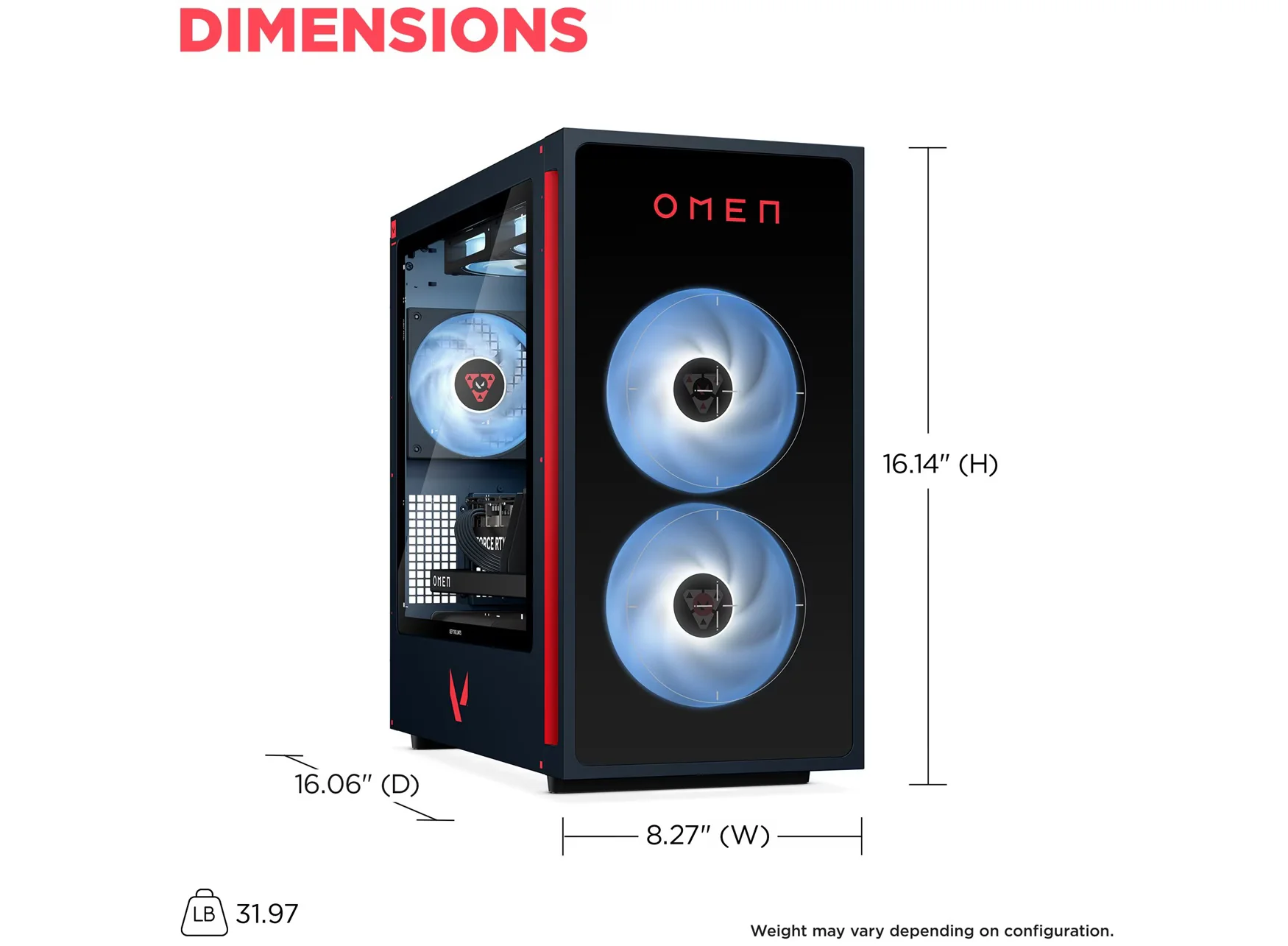 OMEN 35L Gaming Desktop GT16-0080t PC, Windows 11 Home, Intel® Core™ i7, 32GB RAM, 1TB SSD, NVIDIA® GeForce RTX™ 5060, Valorant Limited Edition - Image 5