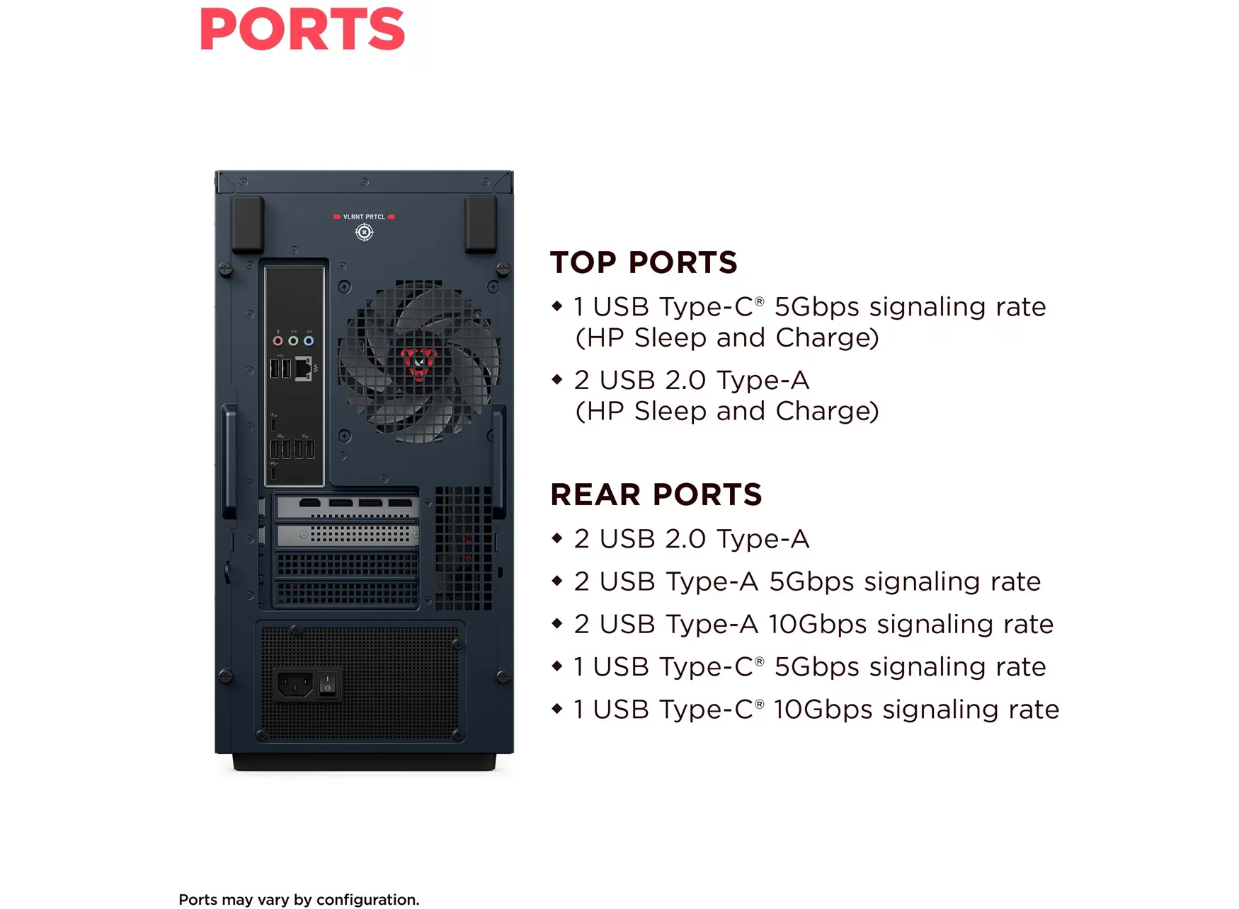 OMEN 35L Gaming Desktop GT16-0080t PC, Windows 11 Home, Intel® Core™ i7, 32GB RAM, 1TB SSD, NVIDIA® GeForce RTX™ 5060, Valorant Limited Edition - Image 7