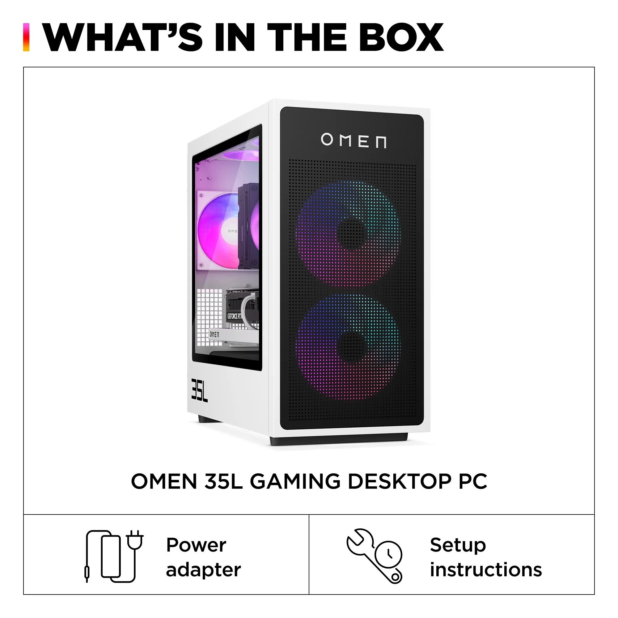 OMEN 35L Gaming Desktop GT16-0085t PC, Windows 11 Pro, Intel® Core™ Ultra 7, 32GB RAM, 2TB SSD, NVIDIA® GeForce RTX™ 4080 SUPER - Image 11