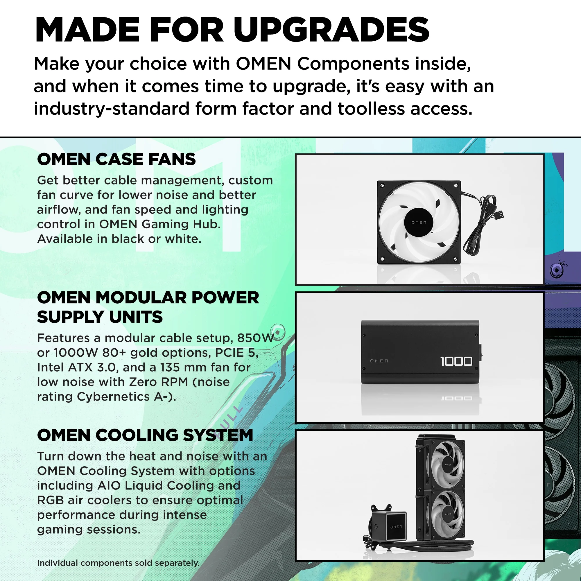 OMEN 35L Gaming Desktop GT16-0085t PC, Windows 11 Pro, Intel® Core™ Ultra 7, 32GB RAM, 2TB SSD, NVIDIA® GeForce RTX™ 4080 SUPER - Image 3