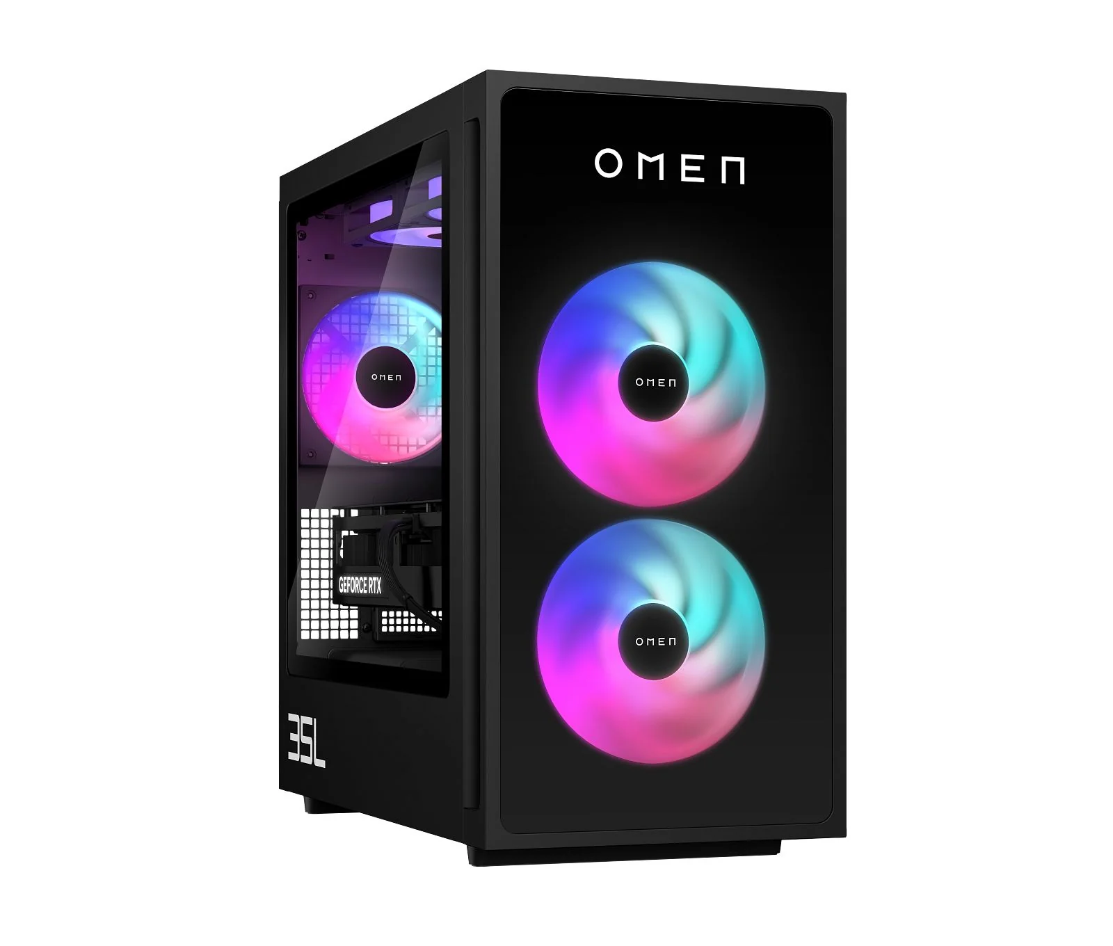 OMEN 35L Gaming Desktop GT16-0285t PC, Windows 11 Home, Intel® Core™ Ultra 9, 64GB RAM, 2TB SSD, NVIDIA® GeForce RTX™ 5080, Black - Image 11