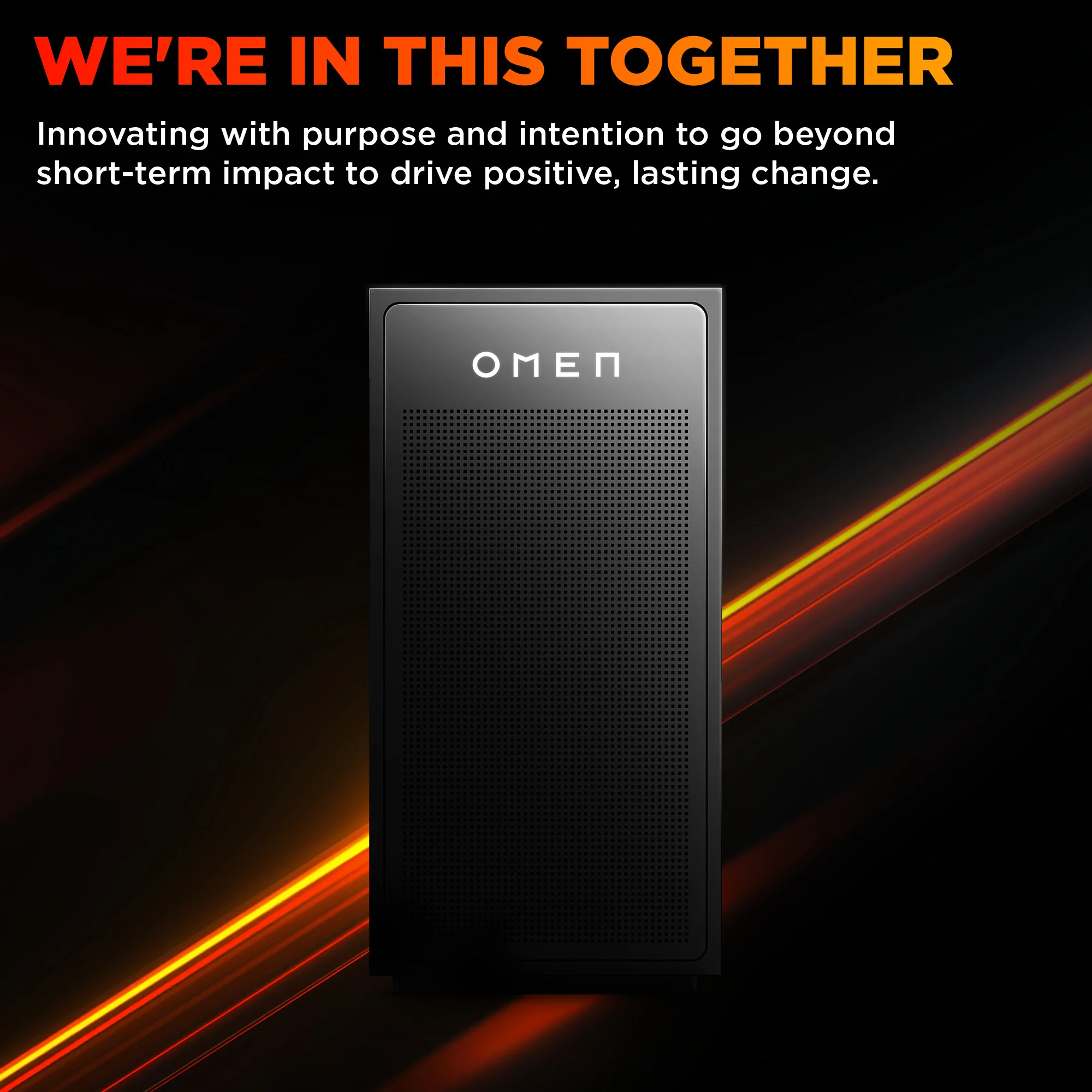 OMEN 35L Gaming Desktop GT17-0050m PC, Windows 11 Home, AMD Ryzen™ 7, 32GB RAM, 1TB SSD, NVIDIA® GeForce RTX™ 5070 Ti, Stealth Black - Image 5