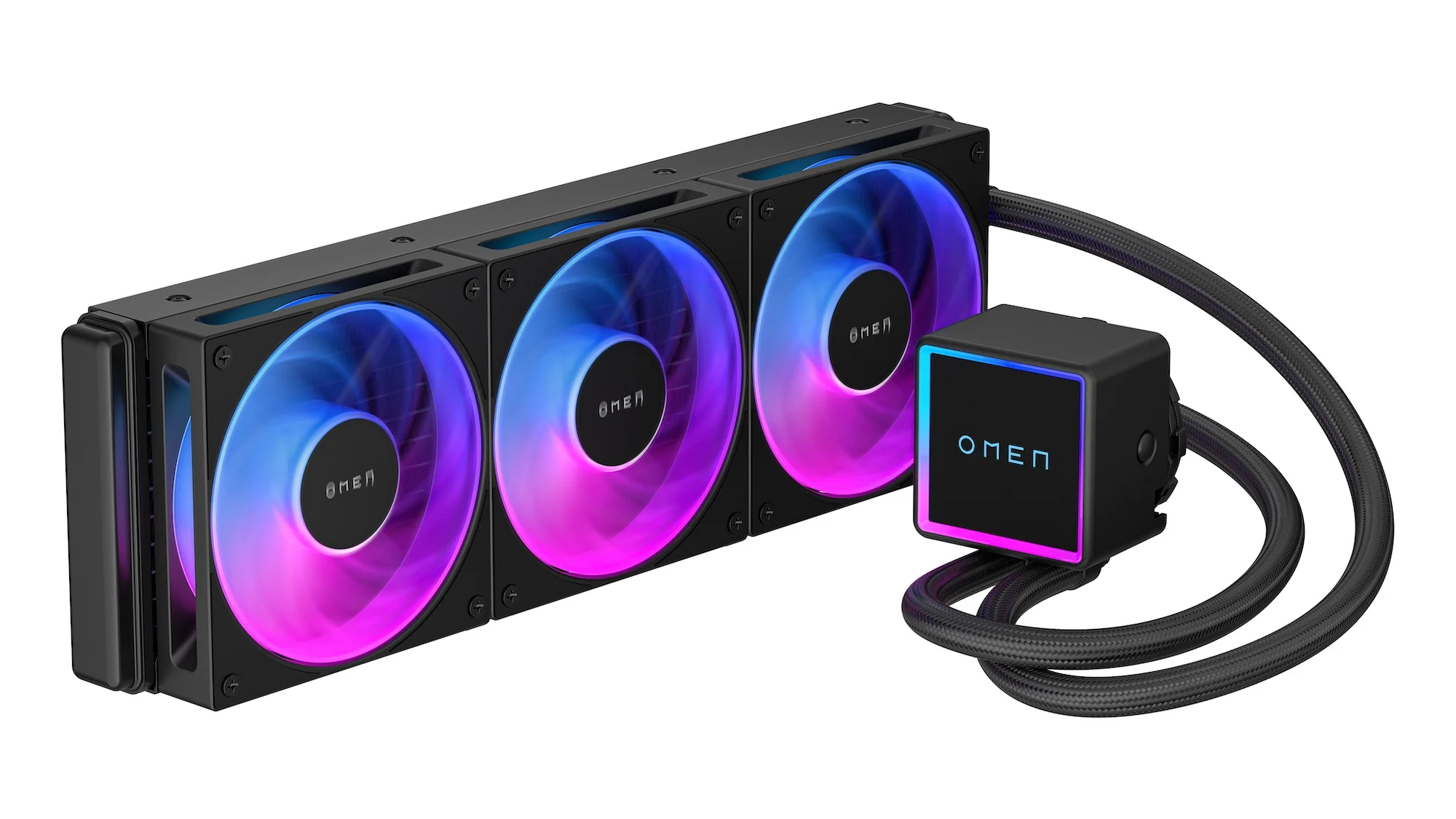 OMEN 360mm aRGB Liquid Cooler - Black - Image 2