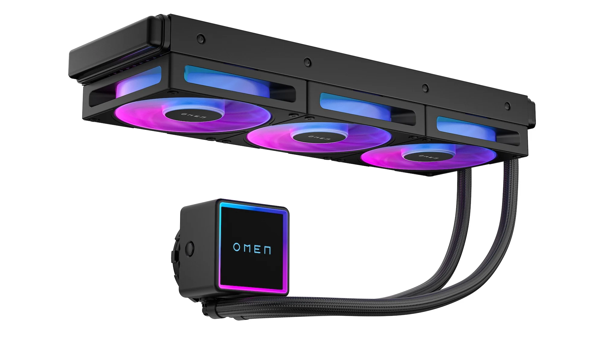 OMEN 360mm aRGB Liquid Cooler - Black - Image 3
