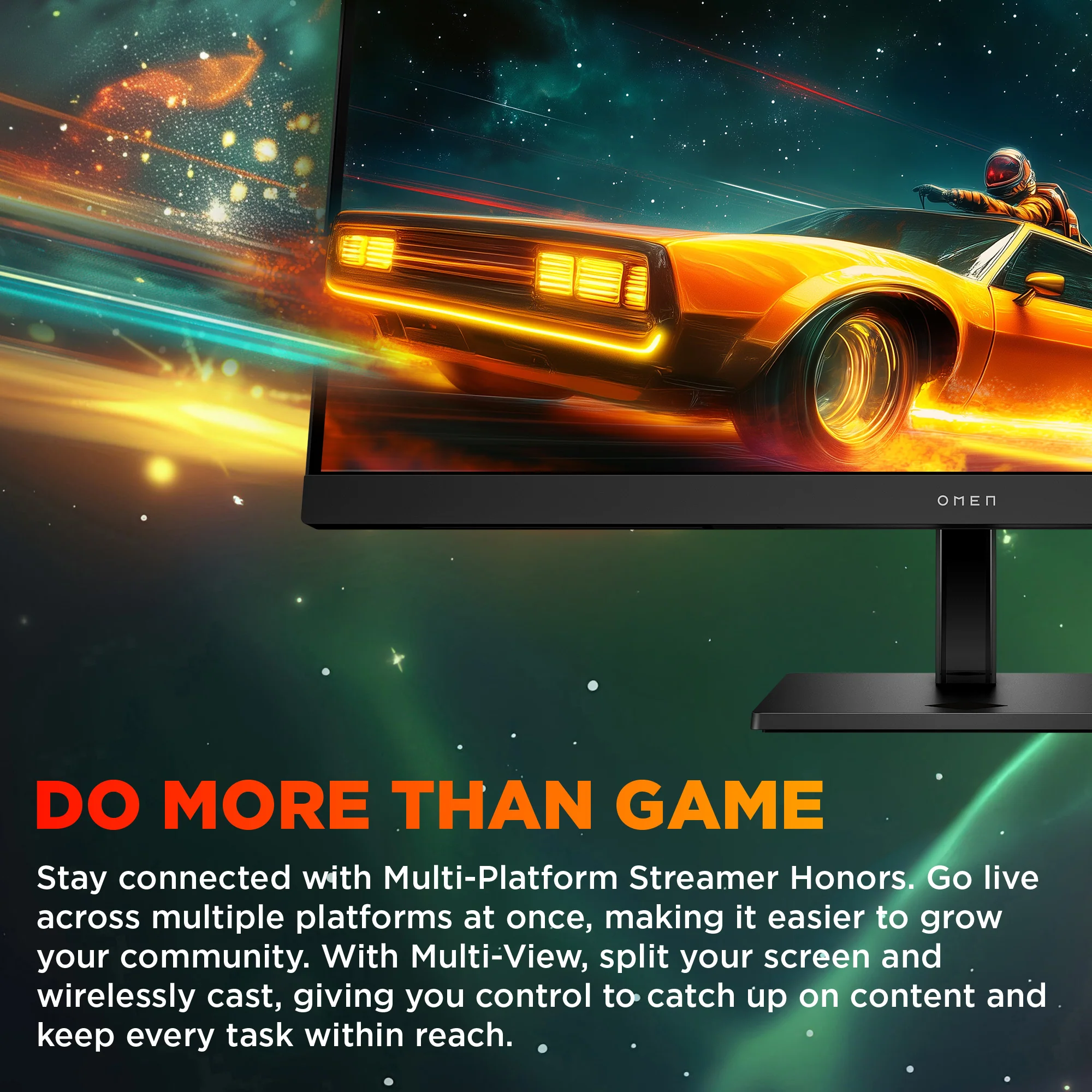 OMEN by HP 31.5 inch UHD 144Hz Smart Gaming Monitor  - OMEN 32x - Image 4