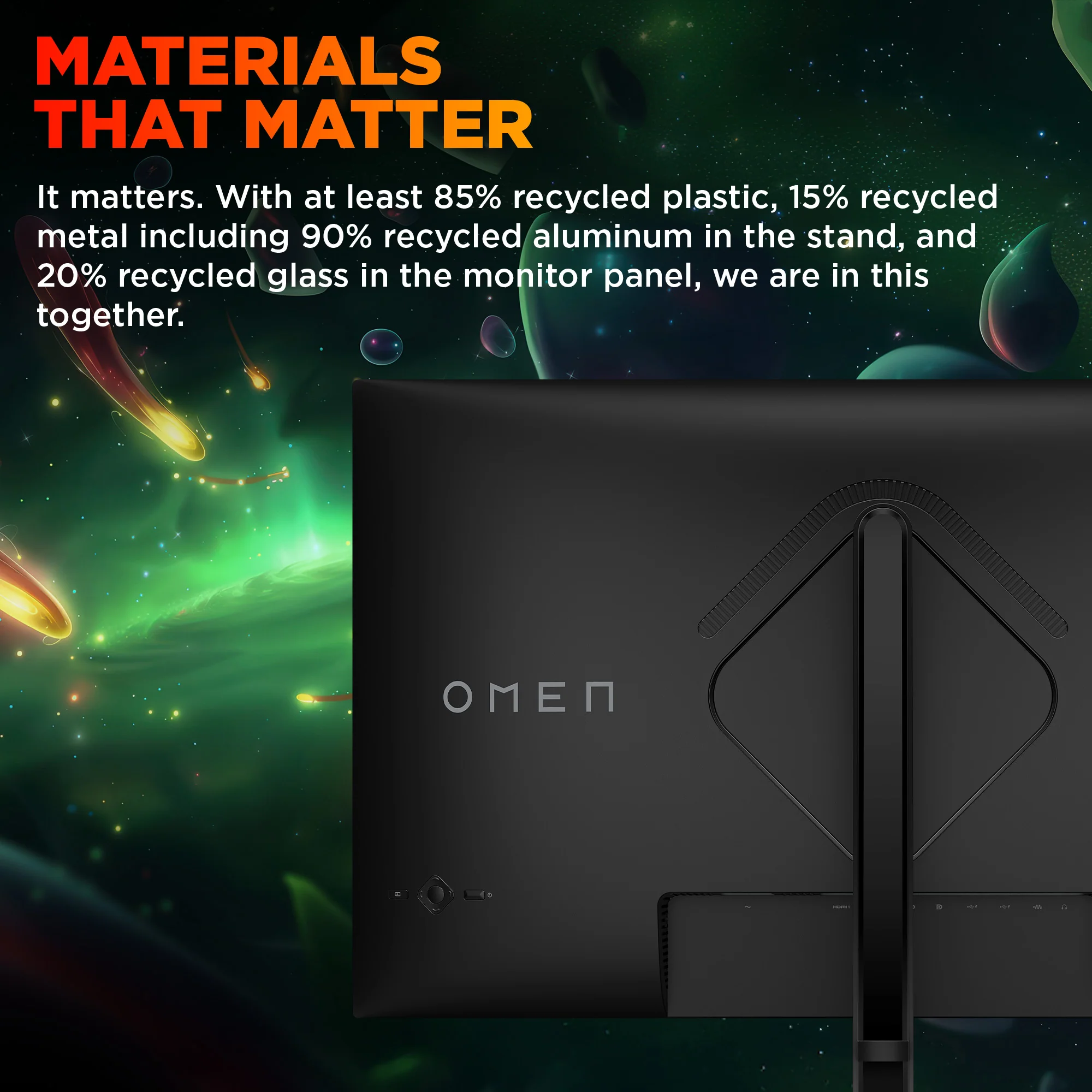 OMEN by HP 31.5 inch UHD 144Hz Smart Gaming Monitor  - OMEN 32x - Image 5