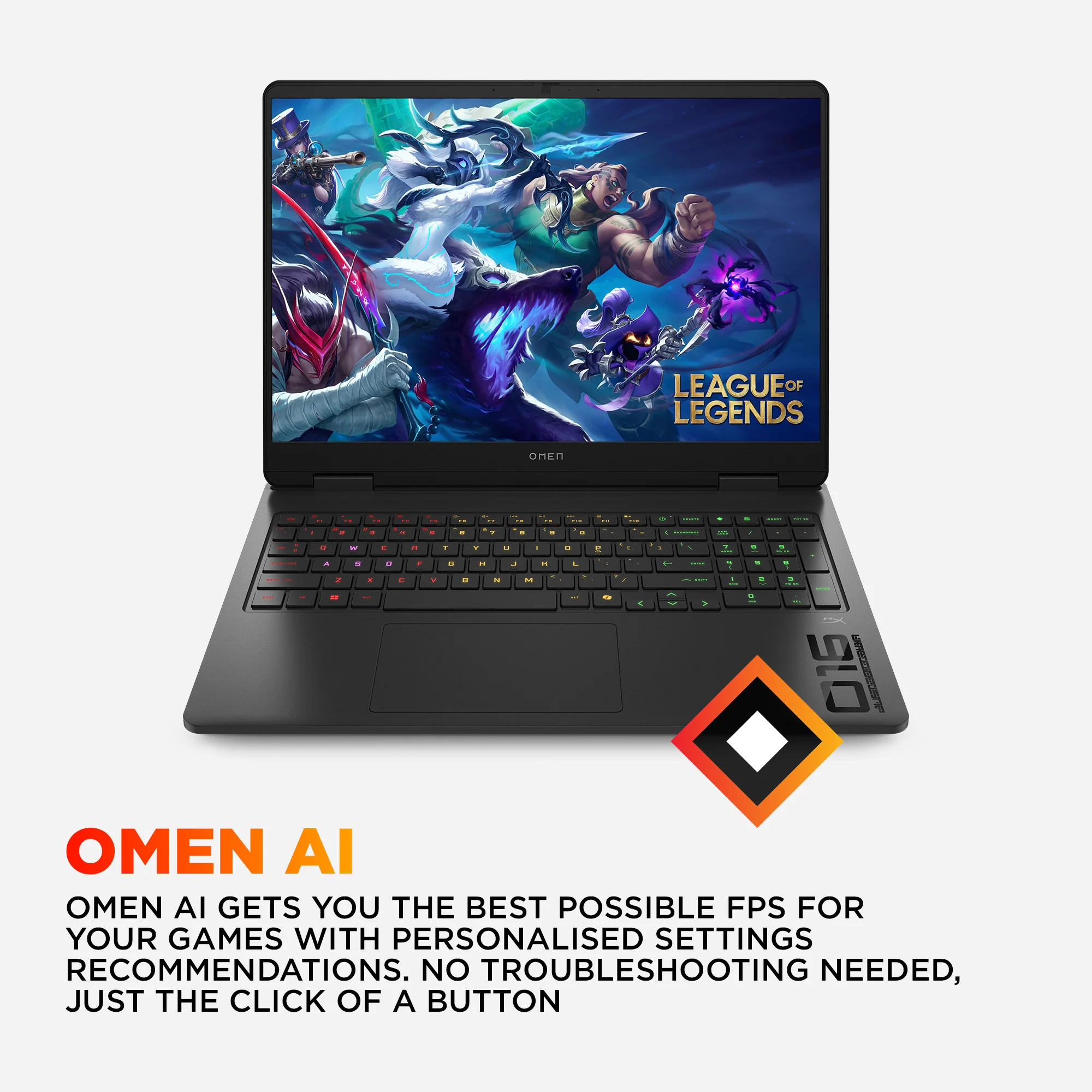 OMEN Gaming Laptop 16-ap0047nr 16", Windows 11 Home, AMD Ryzen™ AI 7, 16GB RAM, 1TB SSD, NVIDIA® GeForce RTX™ 5060, 2K, Shadow black - Image 7
