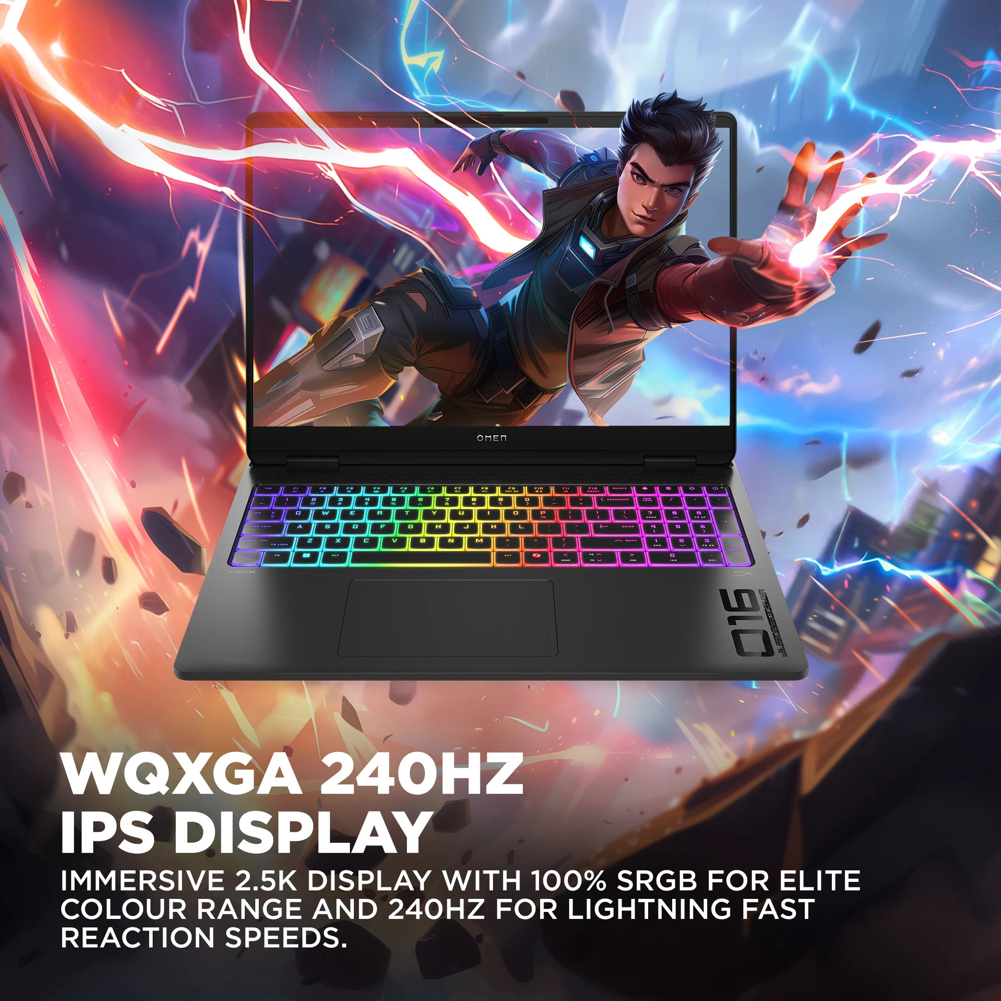 OMEN MAX Gaming Laptop 16, Windows 11 Home, 16", AMD Ryzen™ AI 9, 32GB RAM, 1TB SSD, NVIDIA® GeForce RTX™ 5080, WQXGA, Shadow black - Image 5