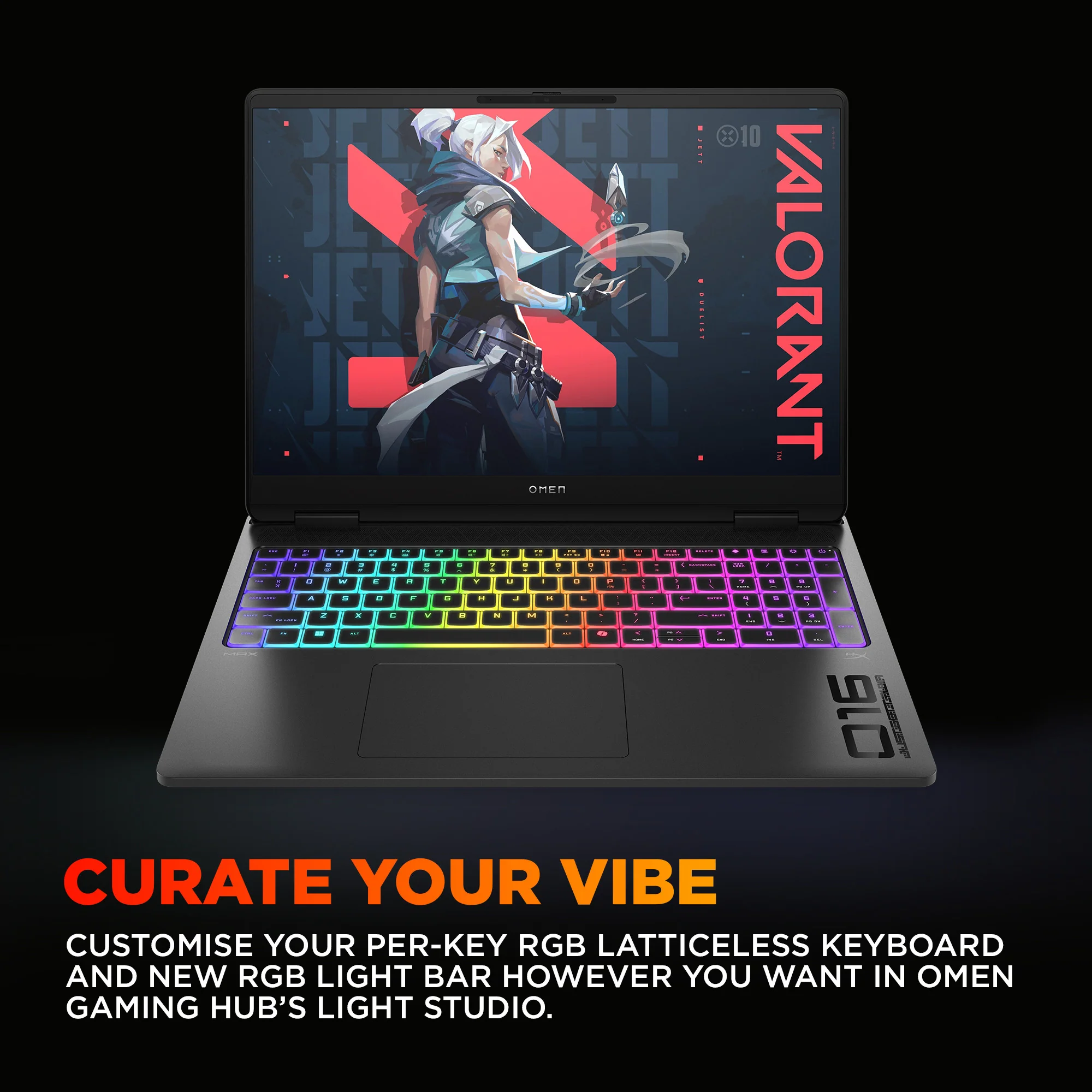 OMEN MAX Gaming Laptop 16, Windows 11 Home, 16", AMD Ryzen™ AI 9, 32GB RAM, 1TB SSD, NVIDIA® GeForce RTX™ 5080, WQXGA, Shadow black - Image 6