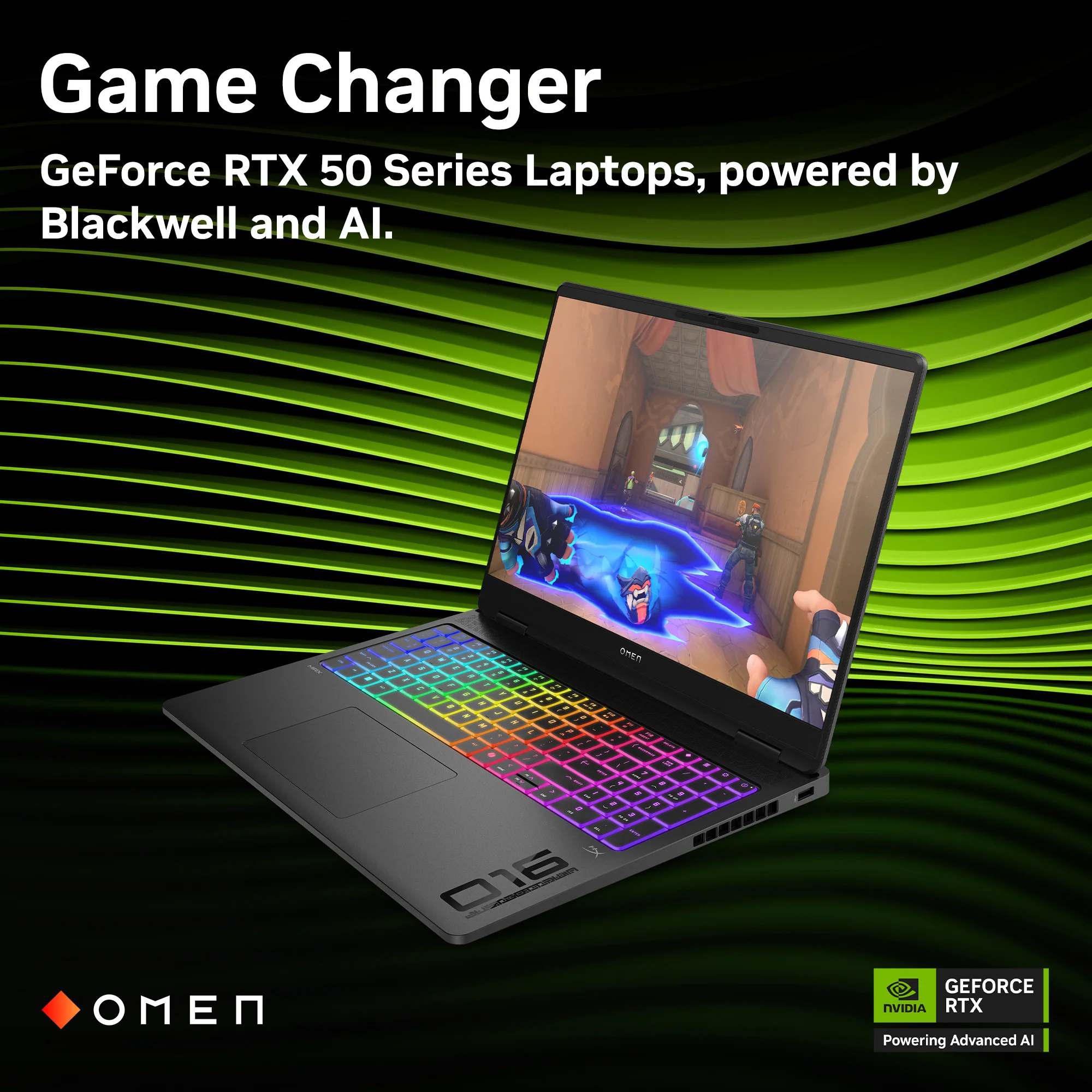 OMEN MAX Gaming Laptop 16, Windows 11 Home, 16", AMD Ryzen™ AI 9, 32GB RAM, 1TB SSD, NVIDIA® GeForce RTX™ 5080, WQXGA, Shadow black - Image 9