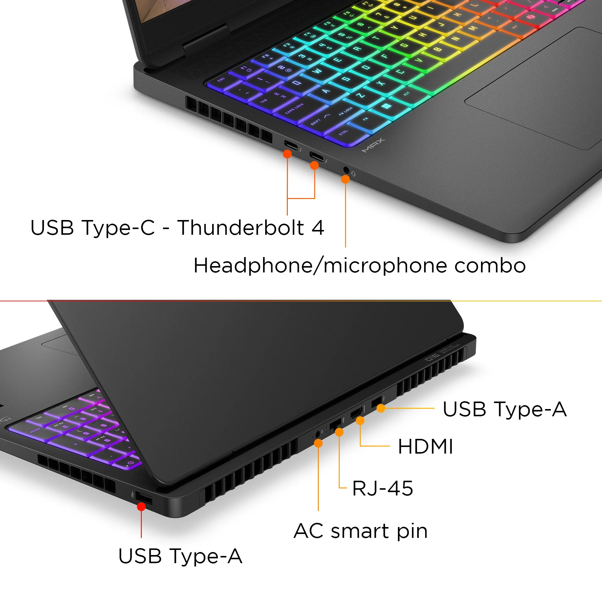 OMEN MAX Gaming Laptop 16-ah0057nr 16", Windows 11 Home, Intel® Core™ Ultra 7, 16GB RAM, 1TB SSD, NVIDIA® GeForce RTX™ 5070, 2K, Shadow black - Image 10