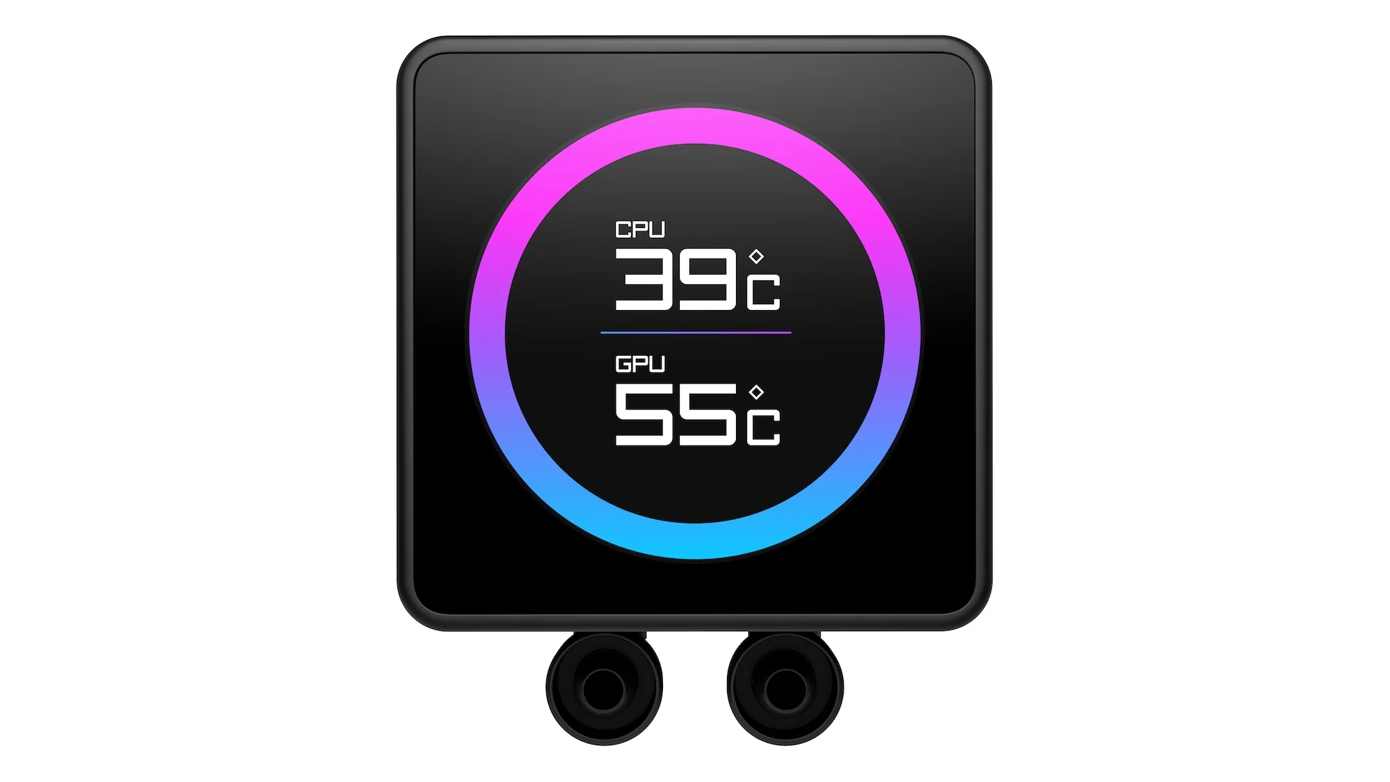 OMEN Modular 240mm LCD Liquid Cooler - Black - Image 3